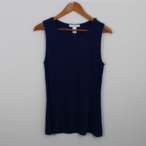 White House Black Market Deep Blue Tank Top